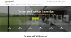 Desktop Screenshot of mailprotector.com